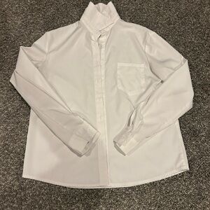 SHEIN Crisp White Dress Shirt for Men